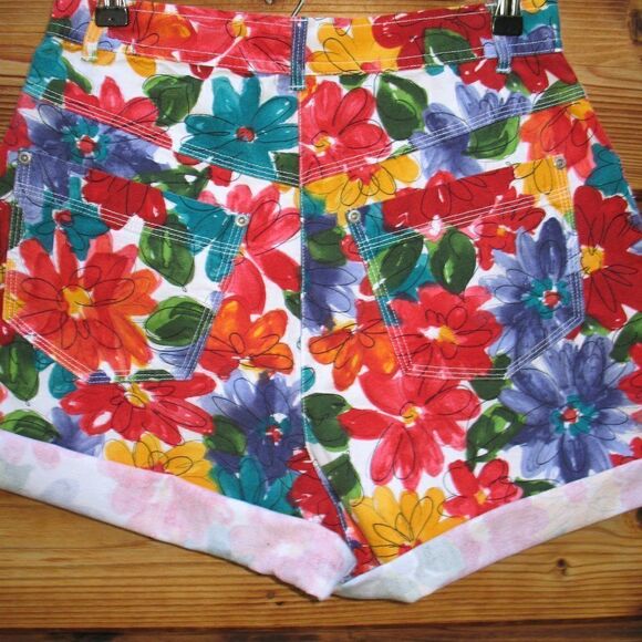 Vtg 90's High Rise Multi Shorts - Picture 6 of 7